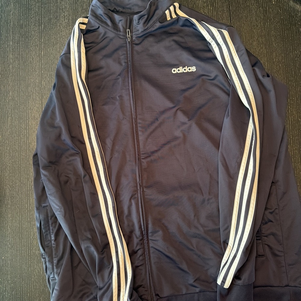 Adidas Essentials 3-Stripes Mens Track Jacket Navy 4XL S1754MCL319